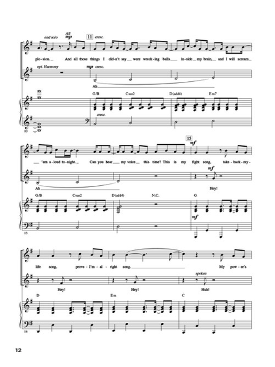 Let's All Sing KIDZ BOP Choir scores gallery preview page 4