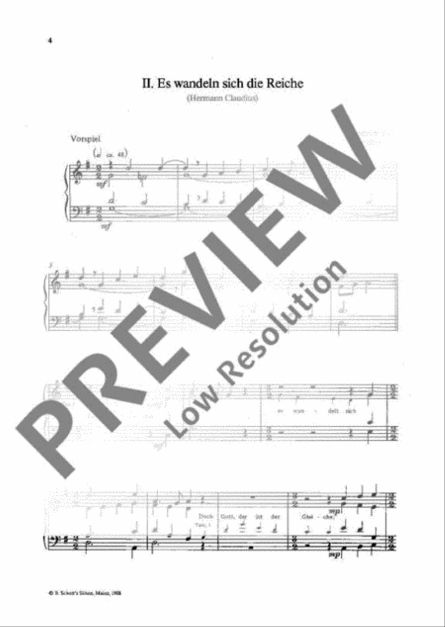 Zwei Festsprüche TTBB scores gallery preview page 4