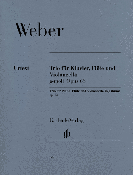 Carl Maria von Weber: Trio for Piano, Flute and Violoncello G minor op. 63