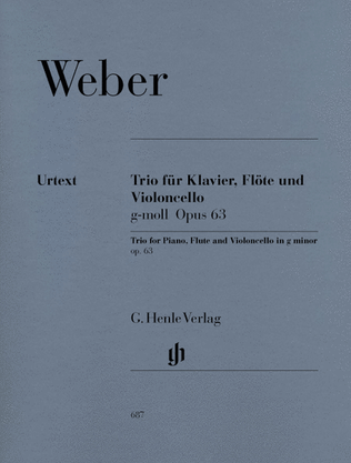Book cover for Trio in G minor Op. 63