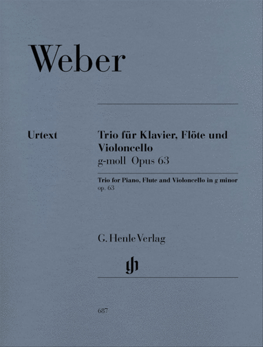 Trio in G minor Op. 63 Trio in G minor Op. 63 Flute scores gallery preview page 1