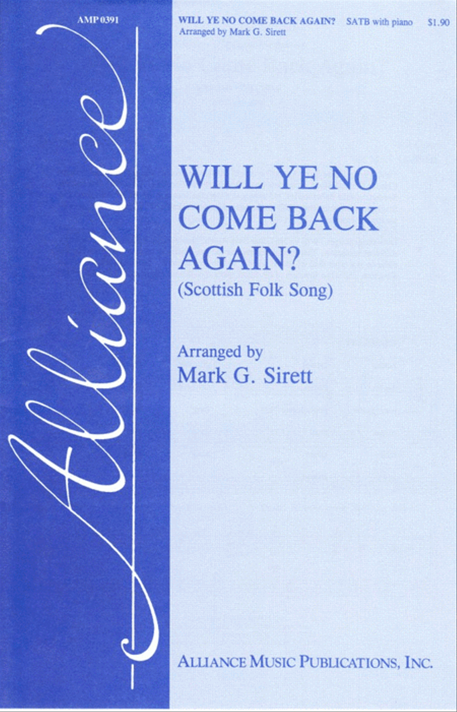 Will Ye No Come Back Again? 4-Part scores gallery preview page 1