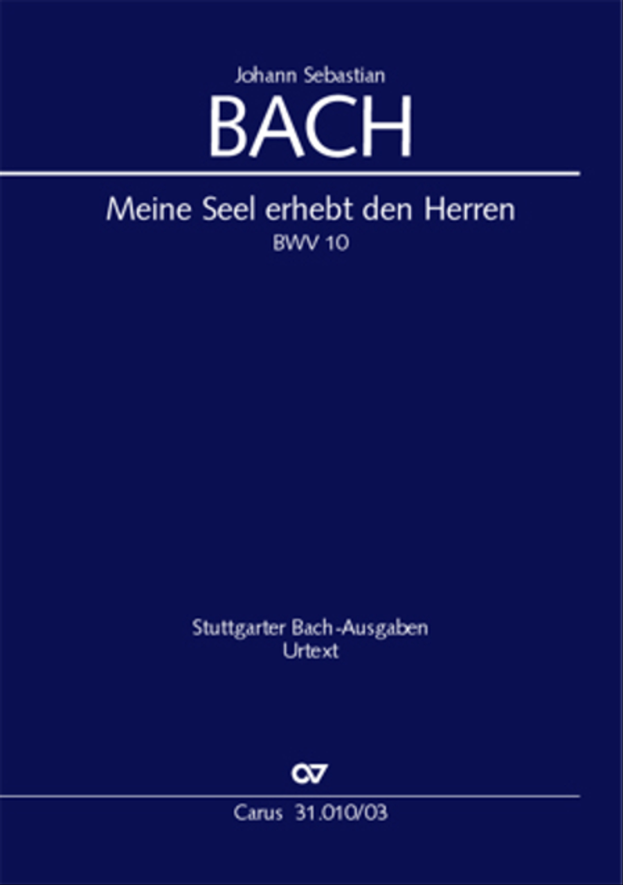 Magnify the Lord, my soul (Meine Seel erhebt den Herren) 4-Part scores gallery preview page 1