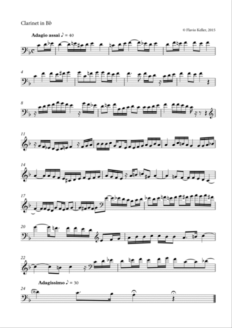 Transcriptions of Organ Choral Preludes by J.S. Bach for Chamber Instruments Large Ensemble scores gallery preview page 6