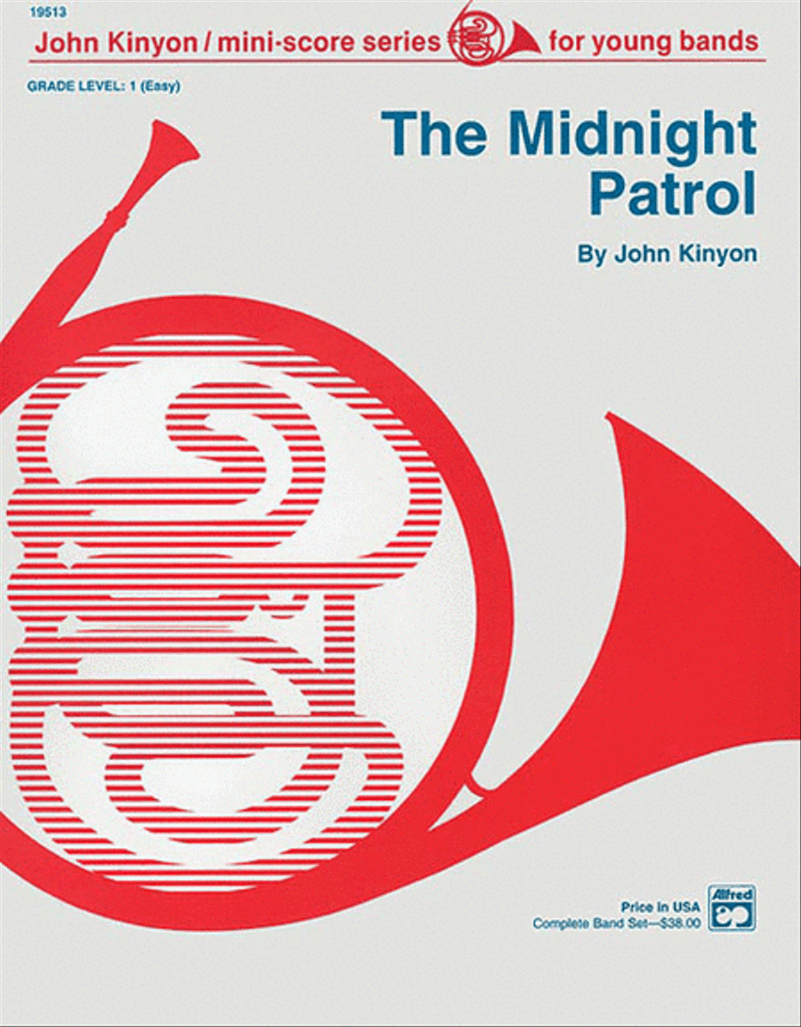 The Midnight Patrol Concert Band scores gallery preview page 1