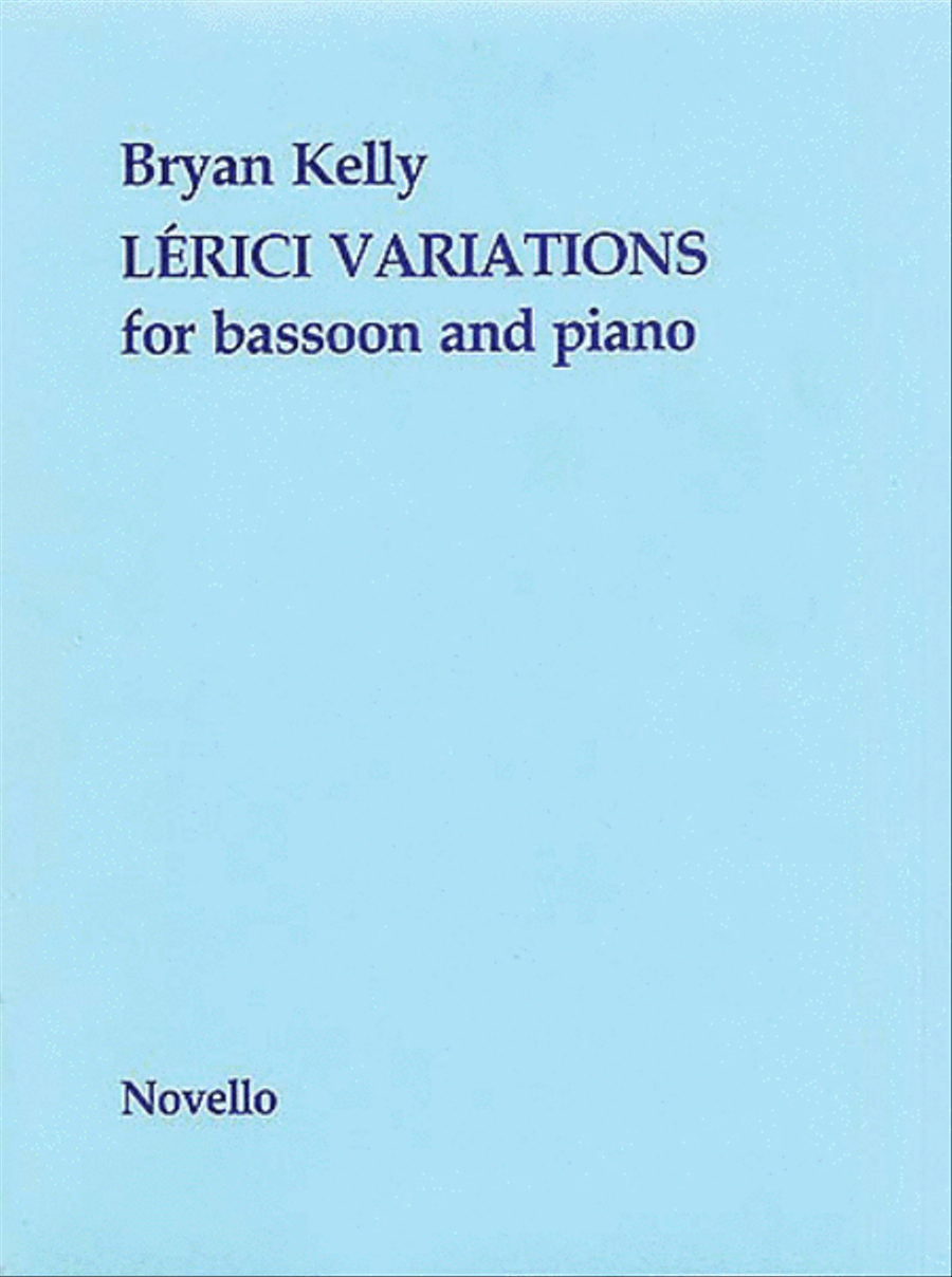Bryan Kelly: Lerici Variations - Theme, Pastoral, March & Scherzo Bassoon Solo scores gallery preview page 1