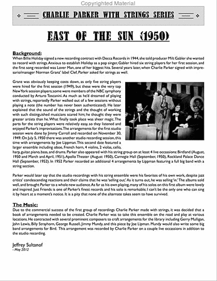 East Of The Sun Orchestra scores gallery preview page 3