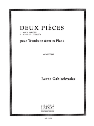 Book cover for 2 Pieces (trombone & Piano)