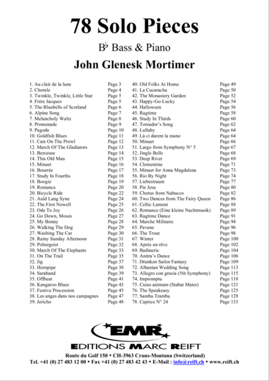 78 Solo Pieces Piano Accompaniment scores gallery preview page 2