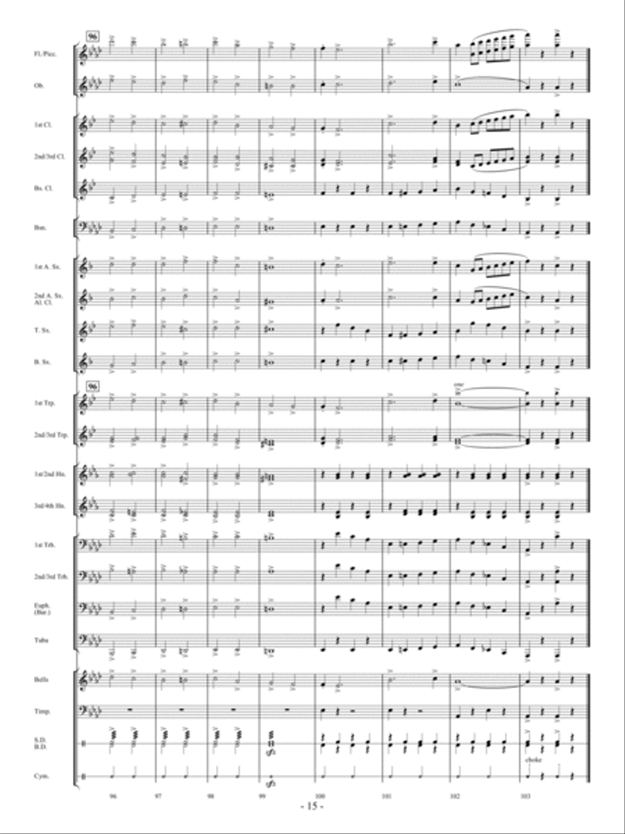Mt. Healthy Concert Band scores gallery preview page 14
