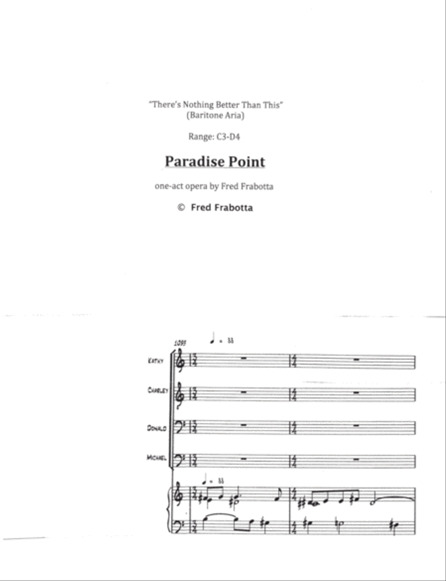 There's Nothing Better Than This Medium Voice scores gallery preview page 1
