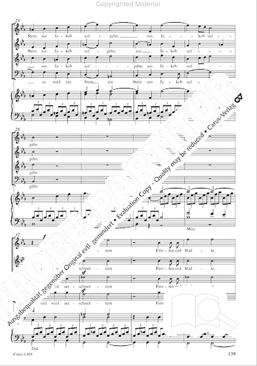 Choral collection Mendelssohn - editionchor Choir scores gallery preview page 140