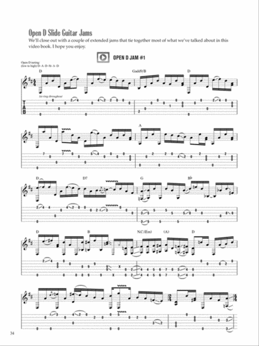 Arlen Roth Teaches Slide Guitar Slide Guitar scores gallery preview page 6