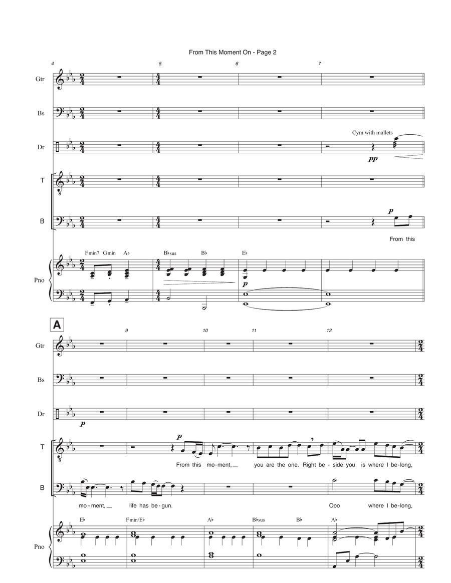 From This Moment On Small Ensemble scores gallery preview page 2