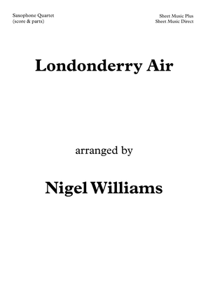 Book cover for Londonderry Air (Danny Boy), for Saxophone Quartet