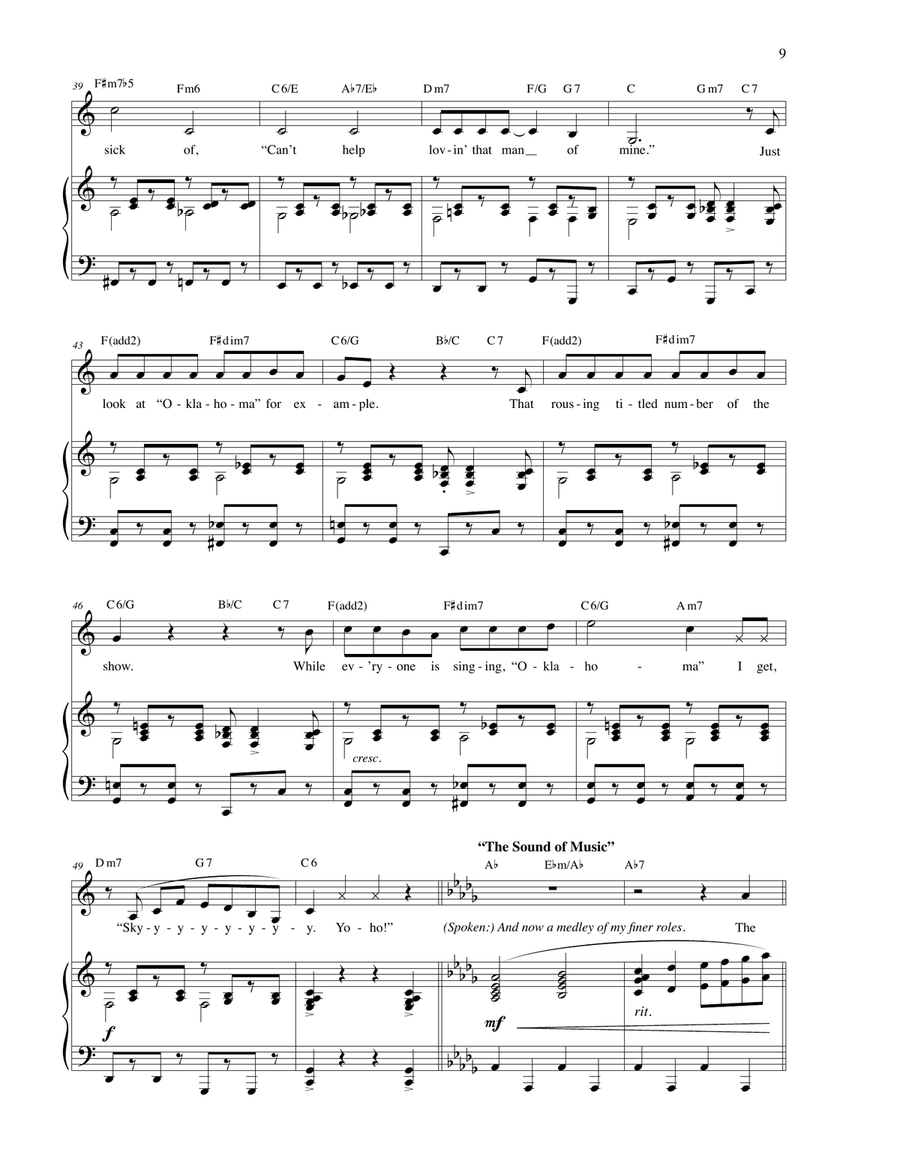 Alto's Lament Piano, Vocal scores gallery preview page 4