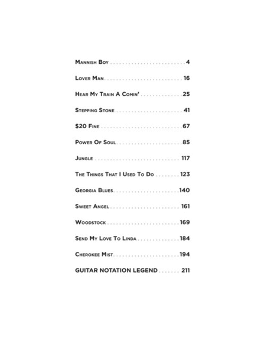 Jimi Hendrix - Both Sides of the Sky Electric Guitar scores gallery preview page 2