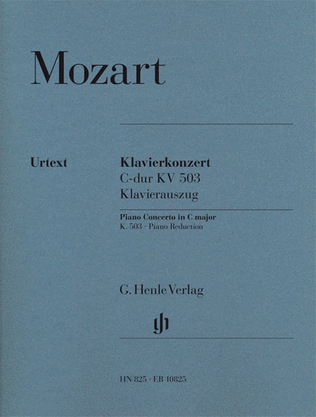 Book cover for Piano Concerto No. 25 in C Major, K. 503