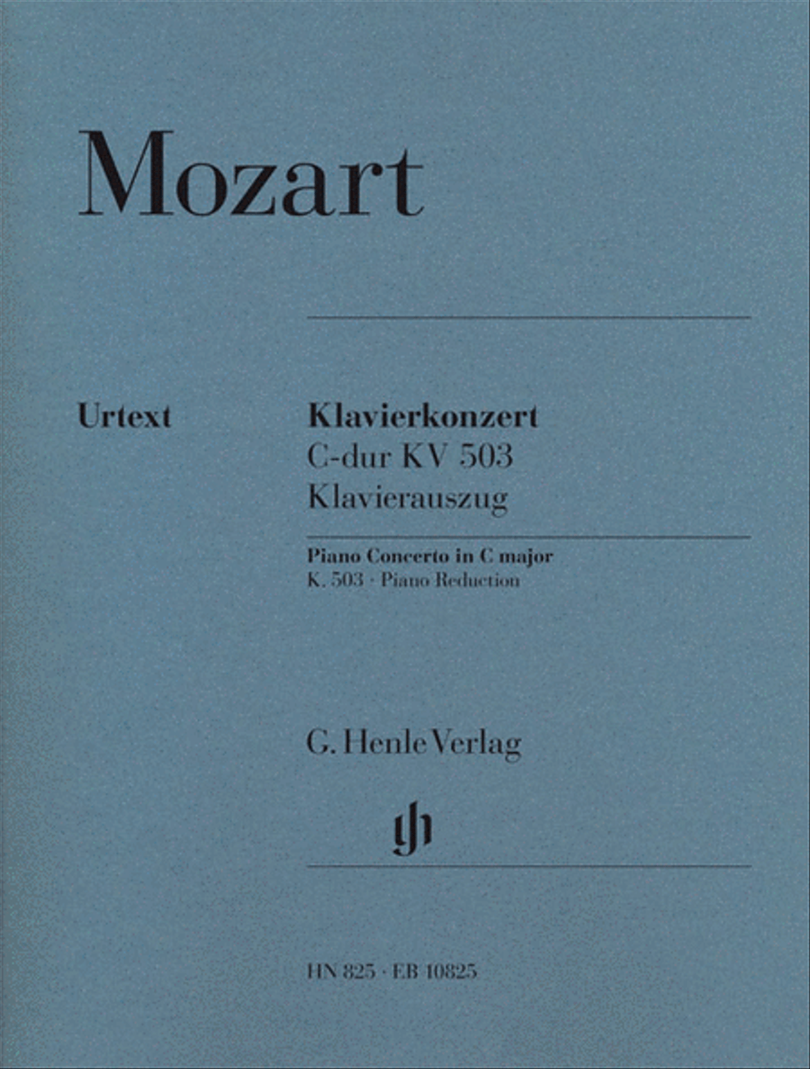 Book cover for Piano Concerto No. 25 in C Major, K. 503