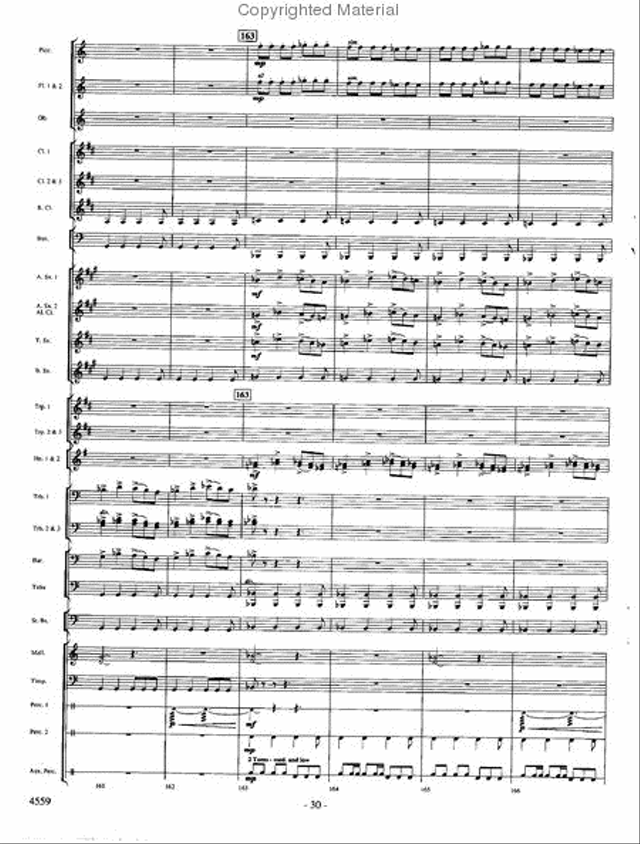 Into the Raging River Into the Raging River Concert Band scores gallery preview page 29