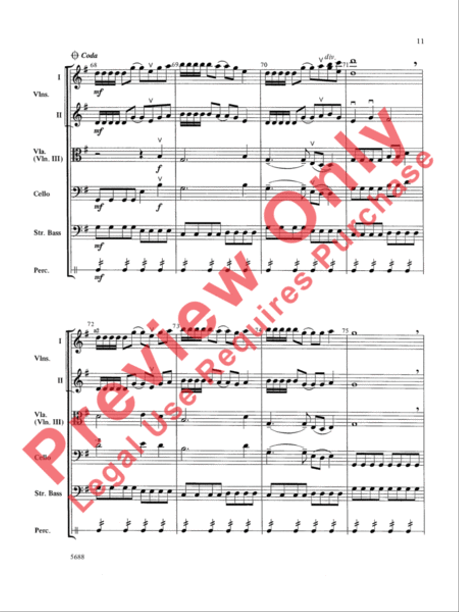 Ridin' the Rails String Orchestra scores gallery preview page 12