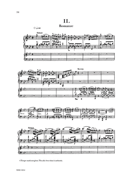 Mozart Concerto No. 20 in D Minor, KV466 image number null