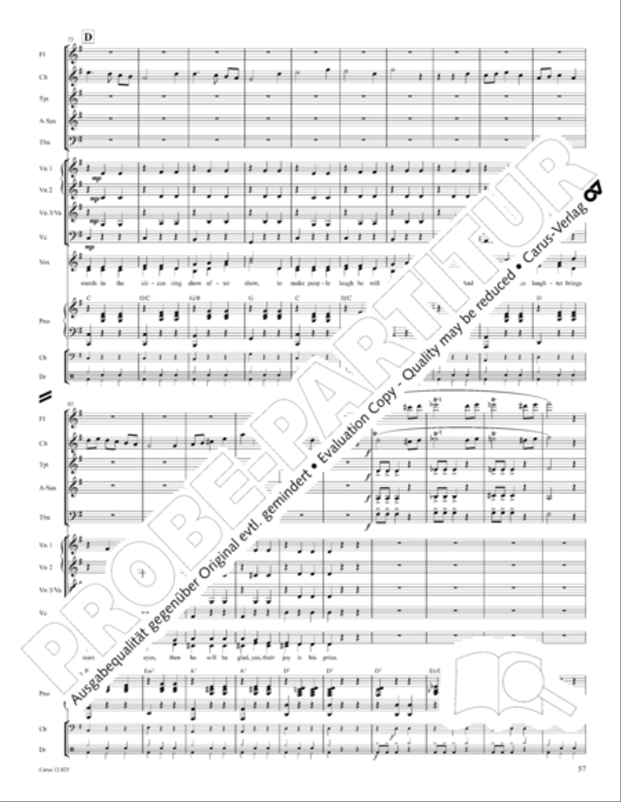 Circus Allegro Circus Allegro Choir scores gallery preview page 58