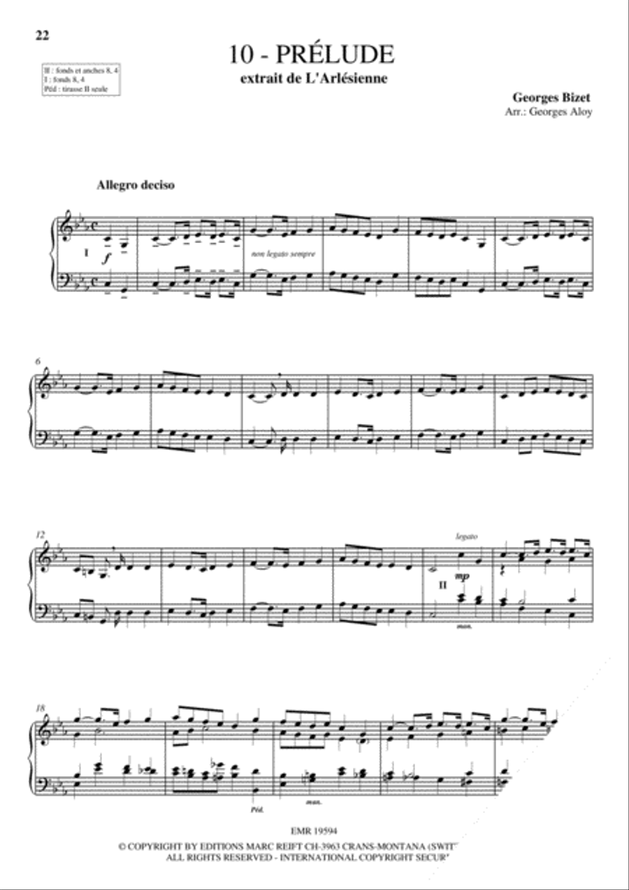 24 Pieces celebres Volume 1 Organ scores gallery preview page 13