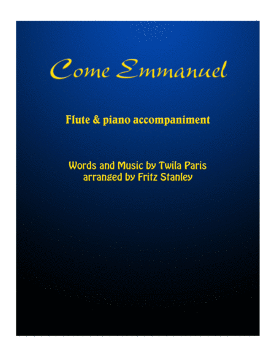 Come Emmanuel Come Emmanuel Flute Solo scores gallery preview page 1