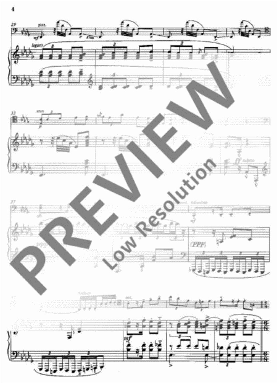 Habañera Piano Accompaniment scores gallery preview page 5