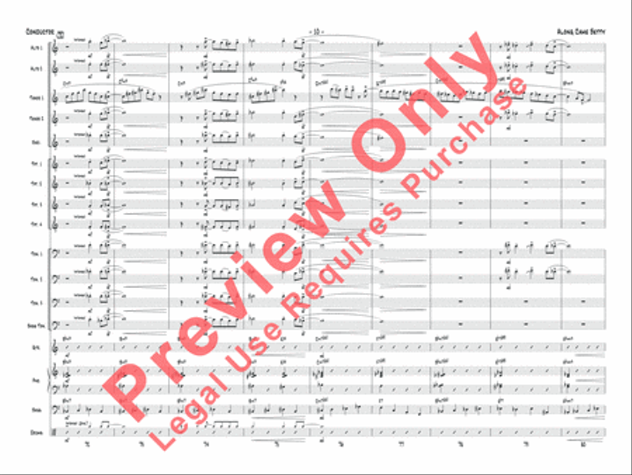 Along Came Betty Jazz Ensemble scores gallery preview page 11