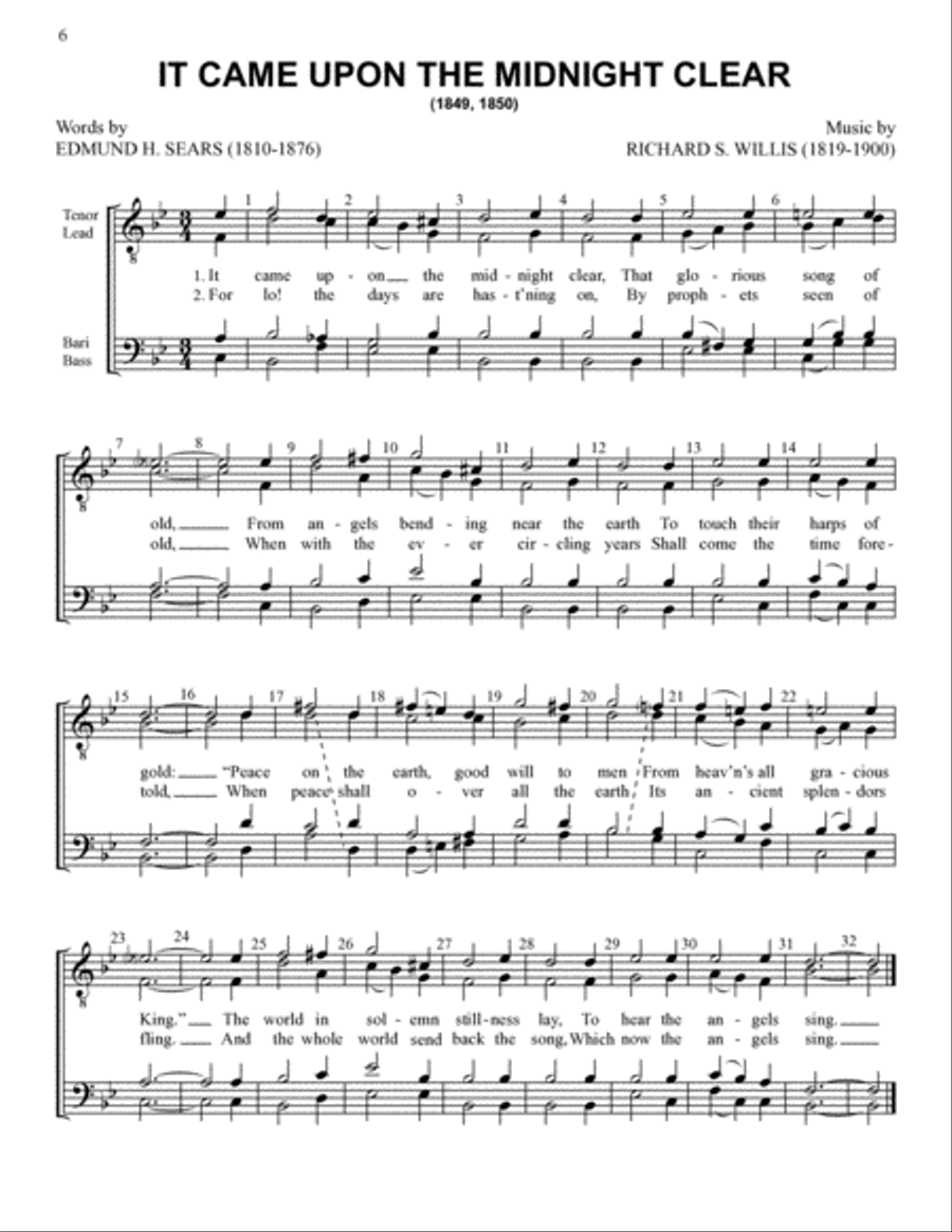 Yuletide Favorites (Volume I) TTBB scores gallery preview page 6