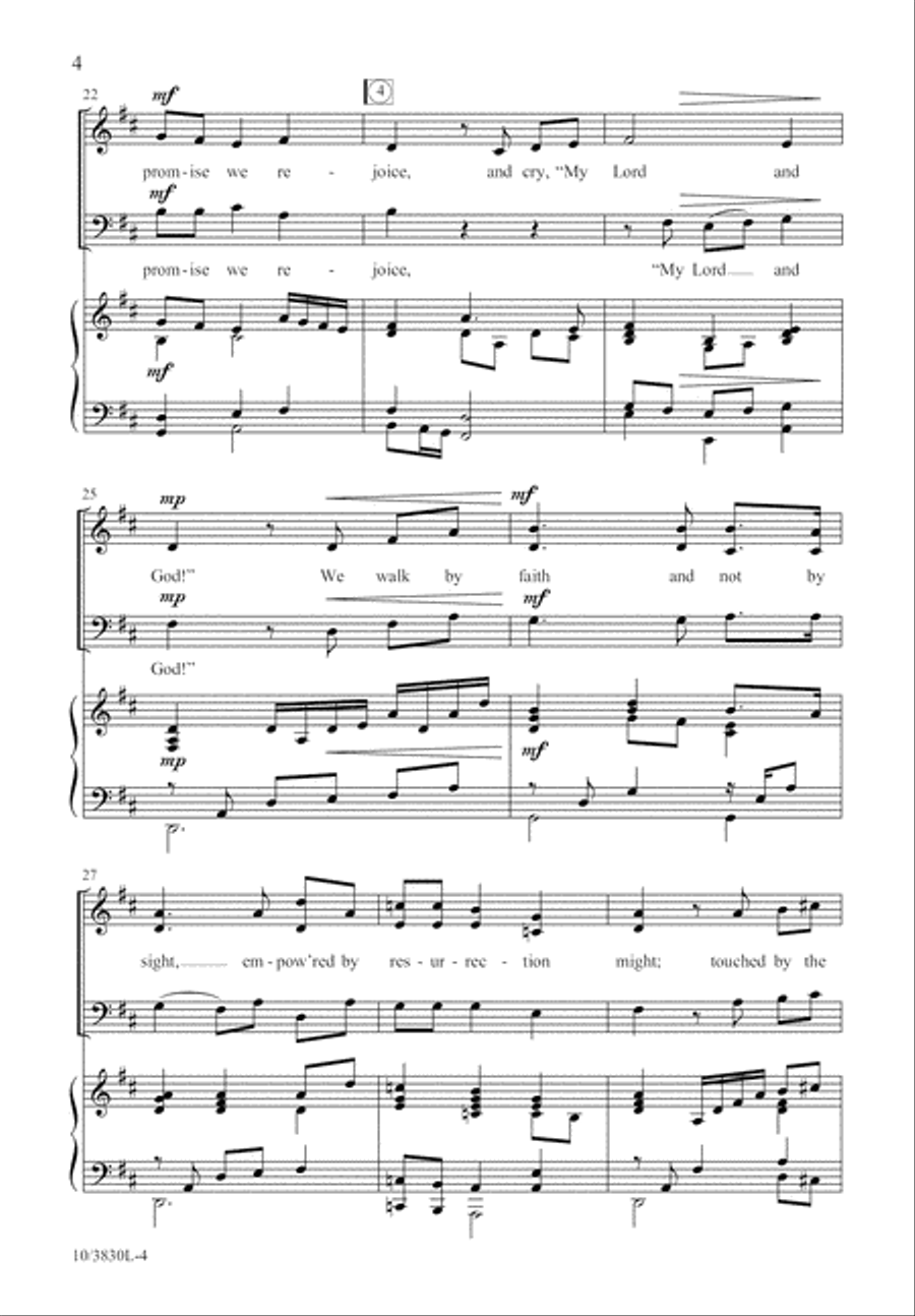By Faith and Not by Sight 3-Part scores gallery preview page 5