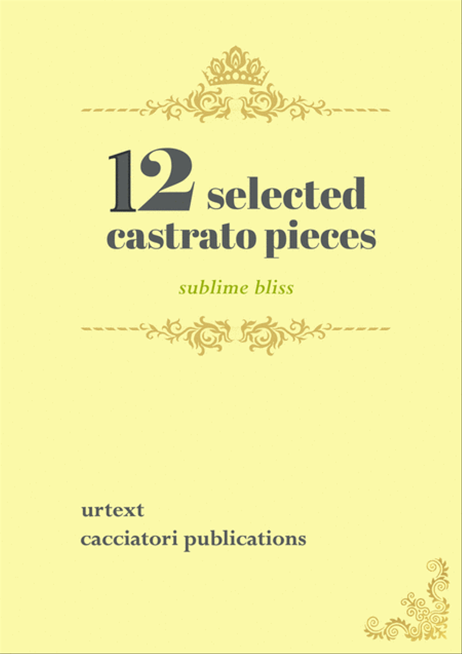 12 Selected Castrato Pieces - Sublime Bliss Large Ensemble scores gallery preview page 1