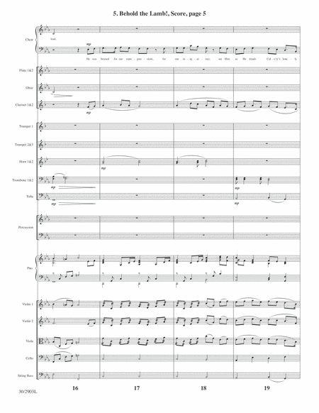 Wondrous Love - Full Orchestra Score