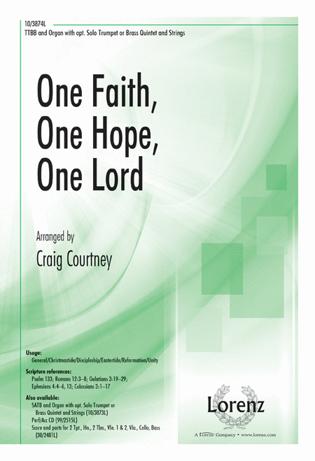 One Faith, One Hope, One Lord