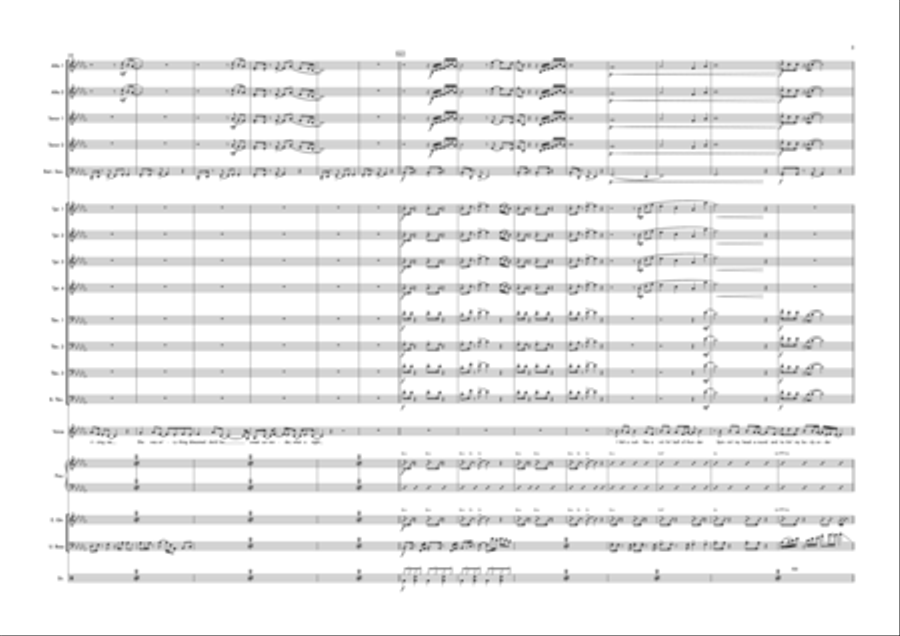 December 1963 (oh, What A Night) Jazz Ensemble scores gallery preview page 3