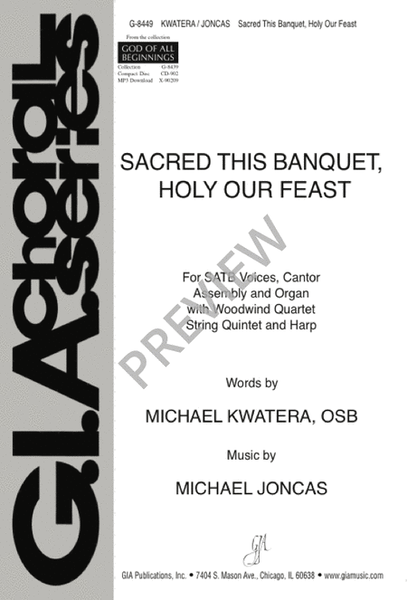 Sacred This Banquet, Holy Our Feast image number null
