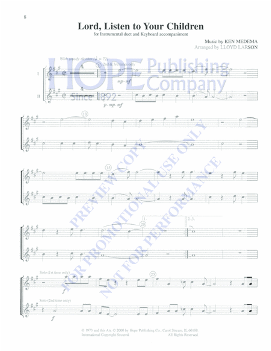 Contemporary Praise Contemporary Praise Piano Accompaniment scores gallery preview page 8
