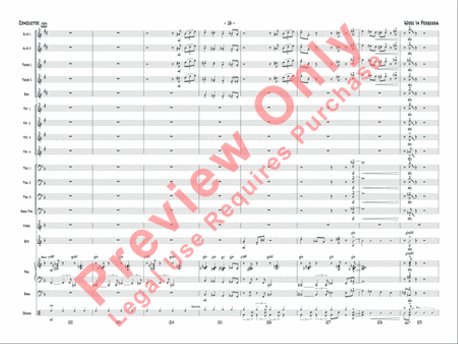 Work in Progress Jazz Ensemble scores gallery preview page 19