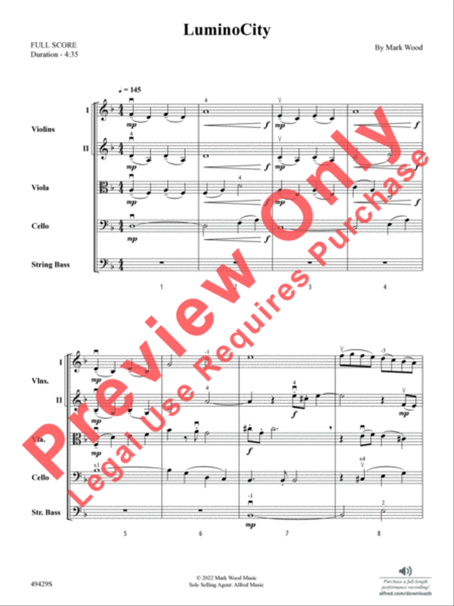 LuminoCity LuminoCity String Orchestra scores gallery preview page 4