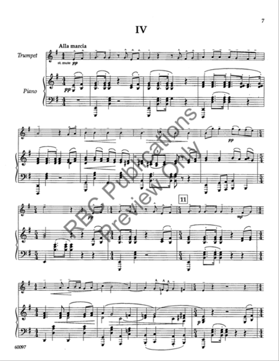 Songs Of A Wayfarer Mvts III and IV Set of Parts scores gallery preview page 10