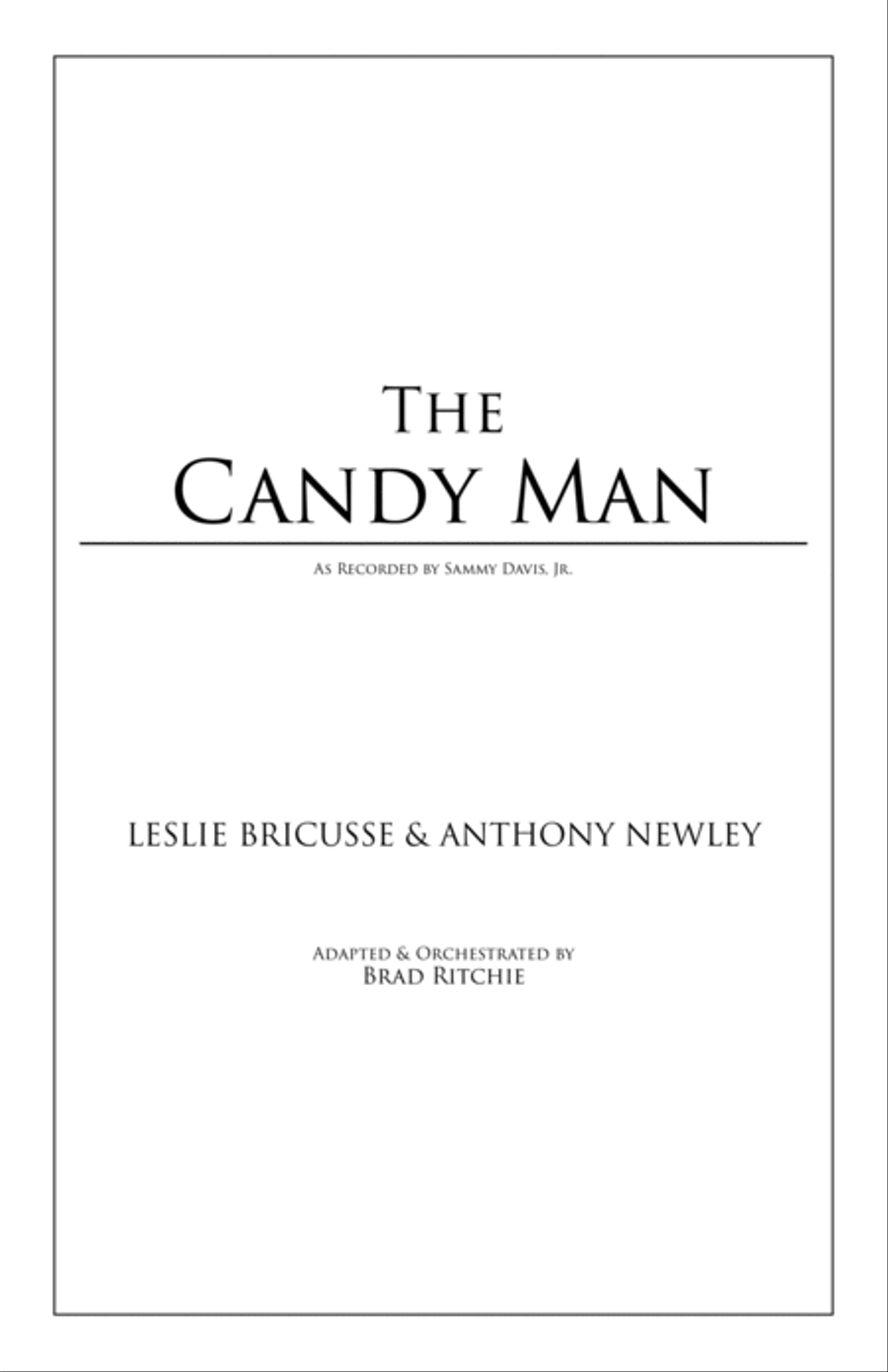 The Candy Man Full Orchestra scores gallery preview page 3