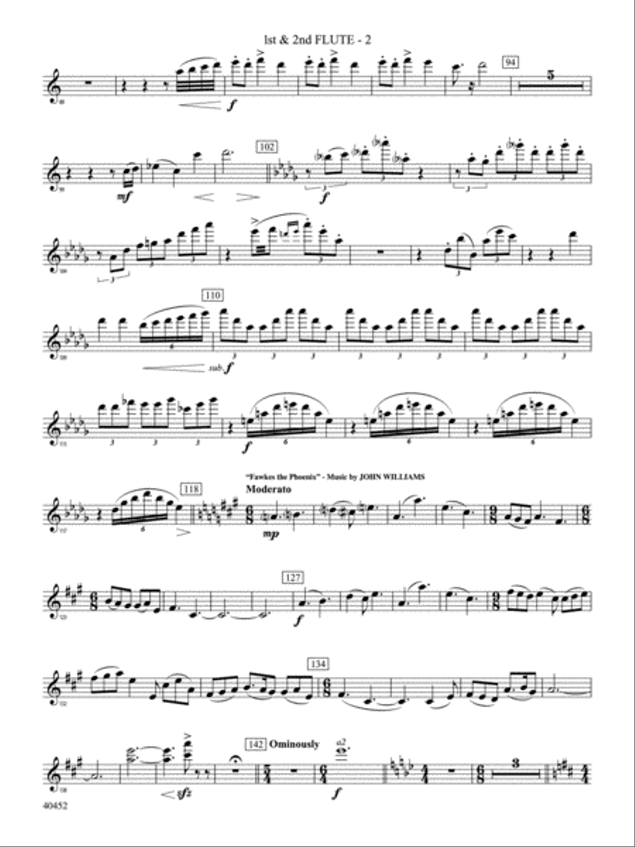 The Complete Harry Potter: Flute Full Orchestra scores gallery preview page 2