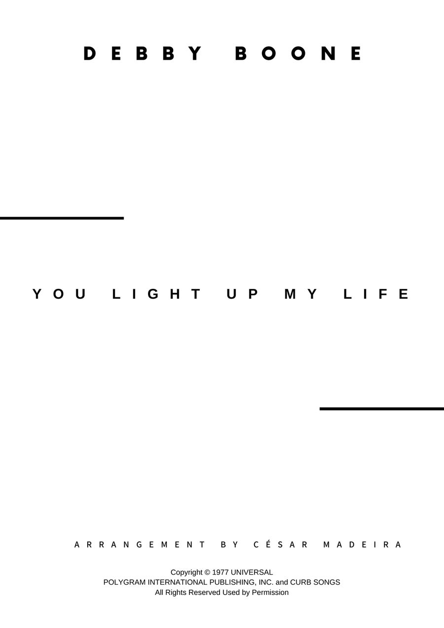 You Light Up My Life Piano scores gallery preview page 2