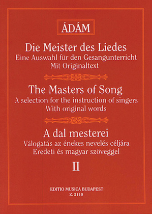 Book cover for The Masters Of Song