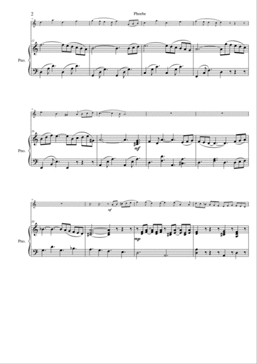 Phoebe - oboe solo
