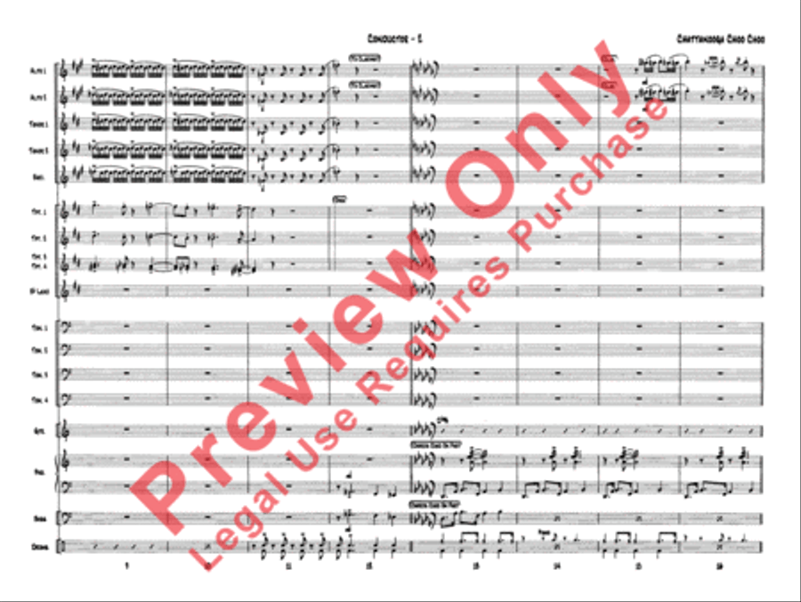 Chattanooga Choo Choo Jazz Ensemble scores gallery preview page 4