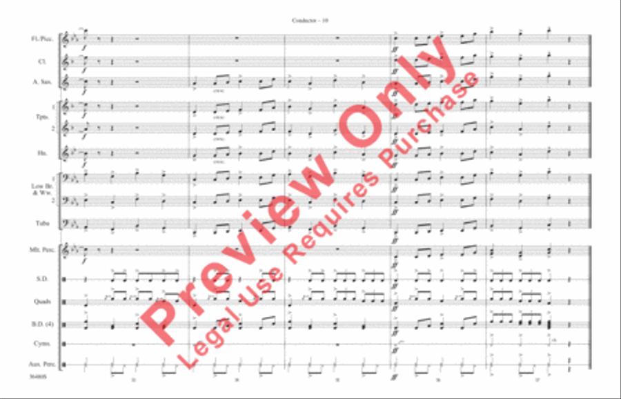 Holiday Holiday Marching Band scores gallery preview page 11