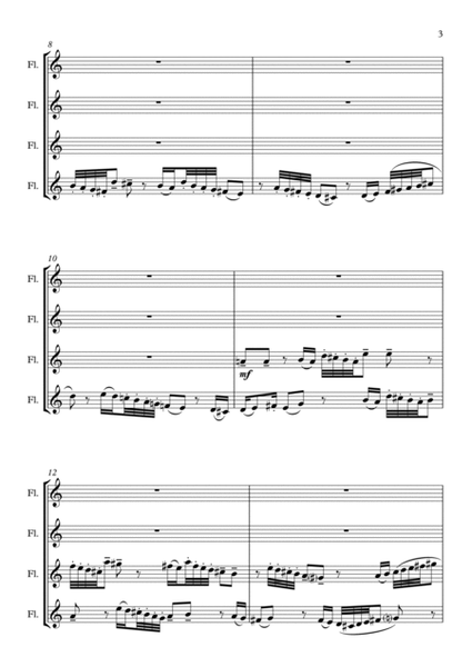 A Suite of Five for flute quartet
